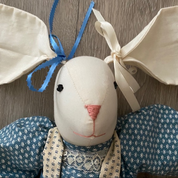 Vintage Floppy Eared Country Bunny Rabbit - Picture 3 of 8